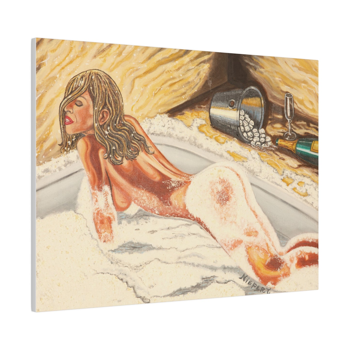 "Take a Bath" Matte Canvas, Stretched, 0.75"