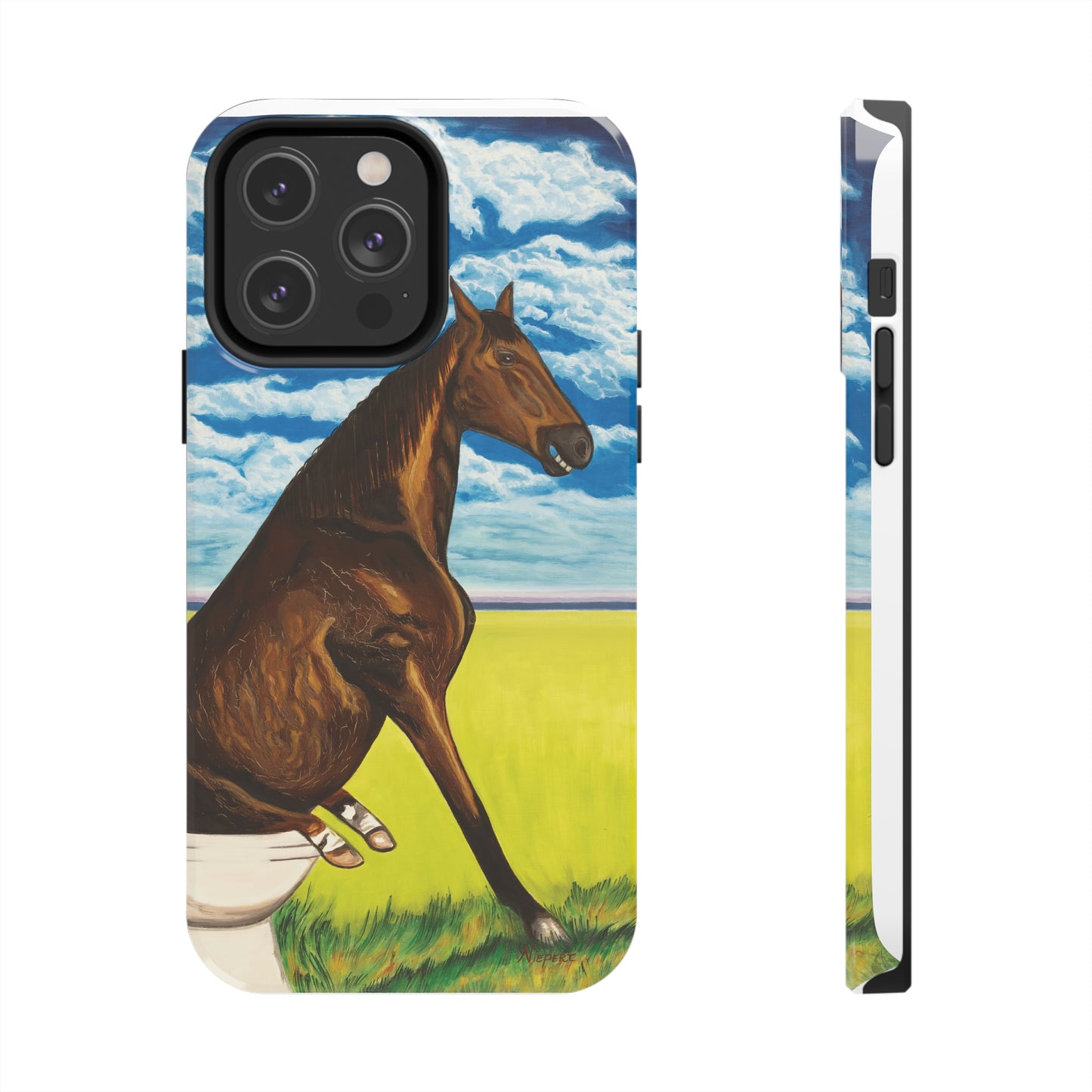 "Horseshit 2" iPhone Tough Phone Cases