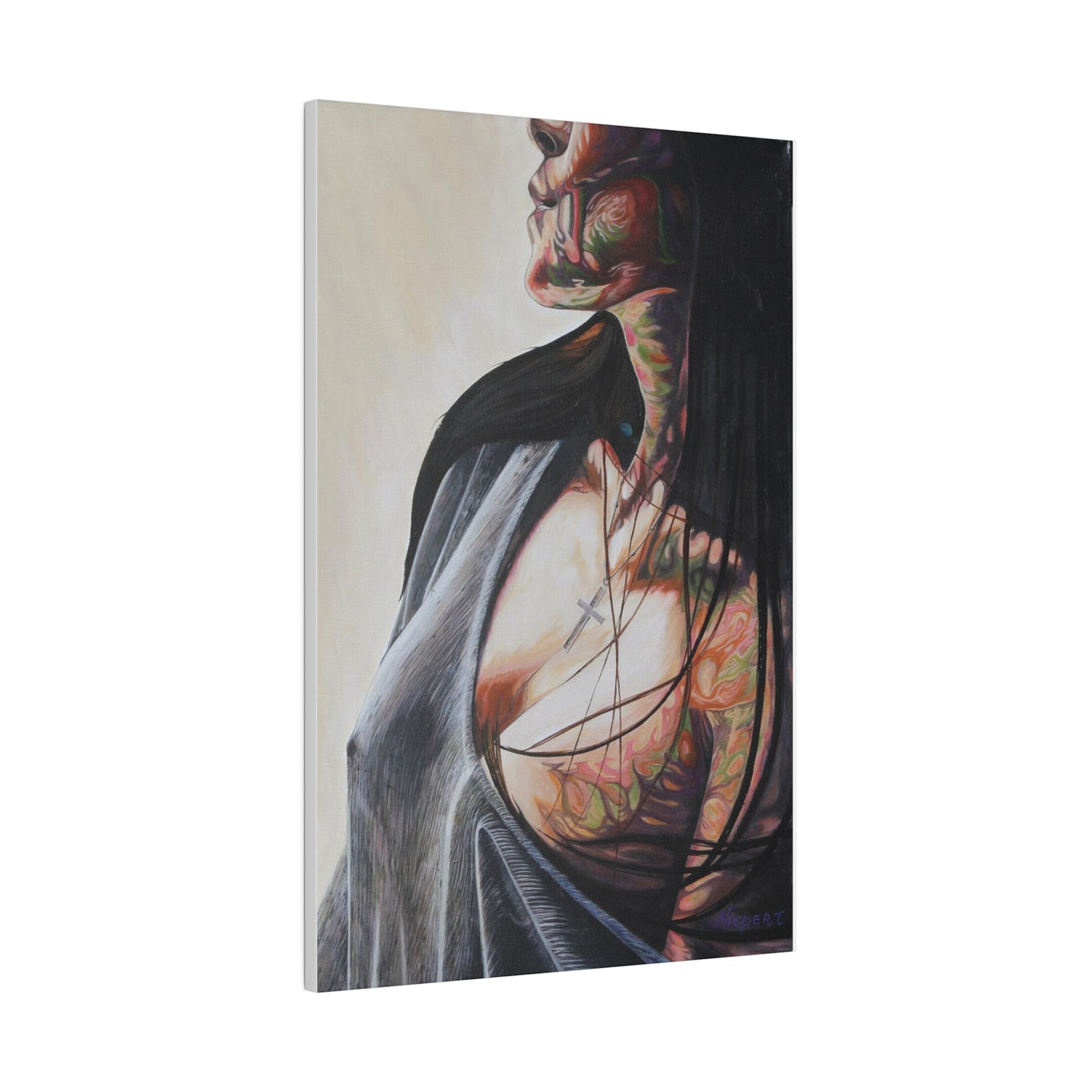 The Chameleon Matte Canvas, Stretched, 0.75"