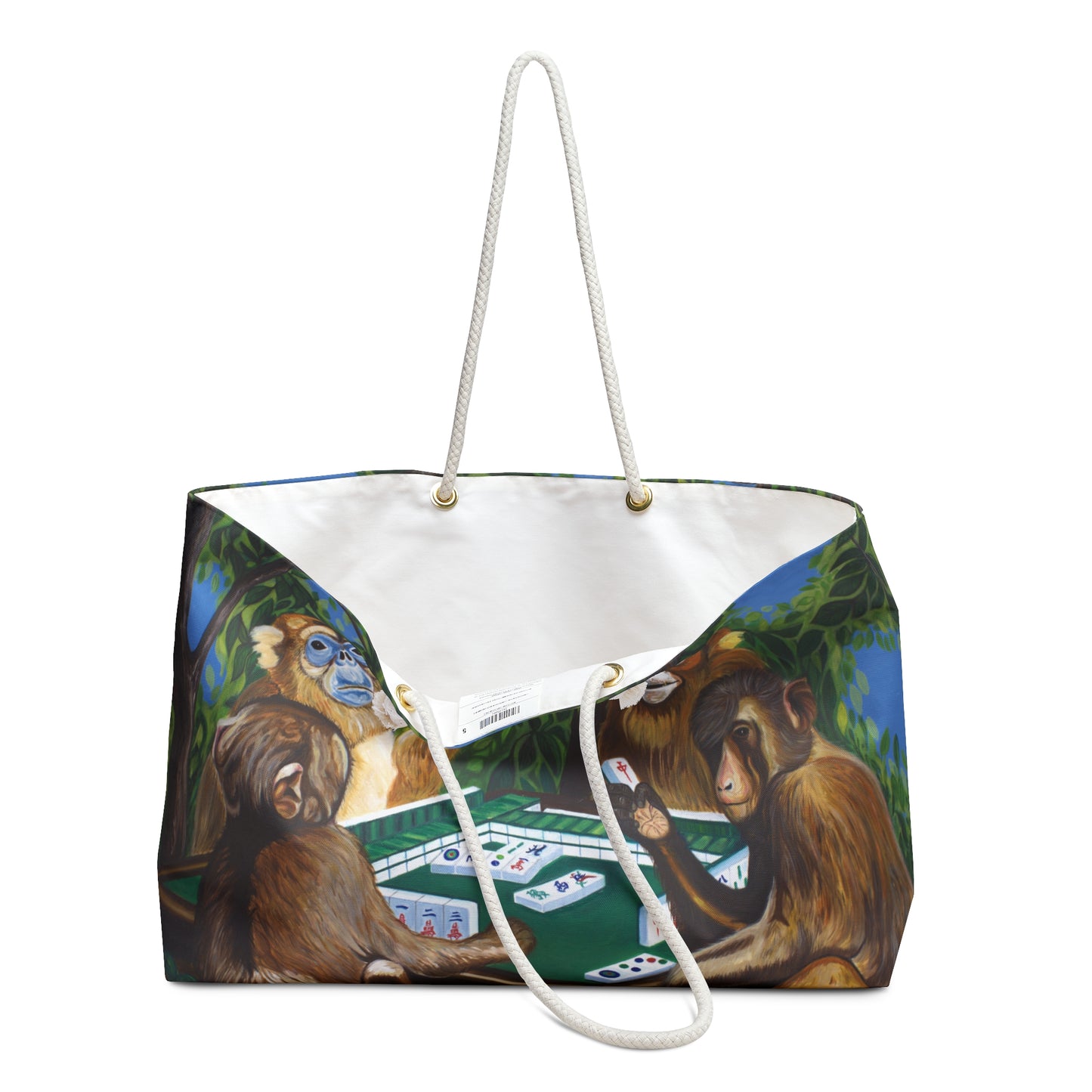 "Mahjong Monkeys" Weekender Bag
