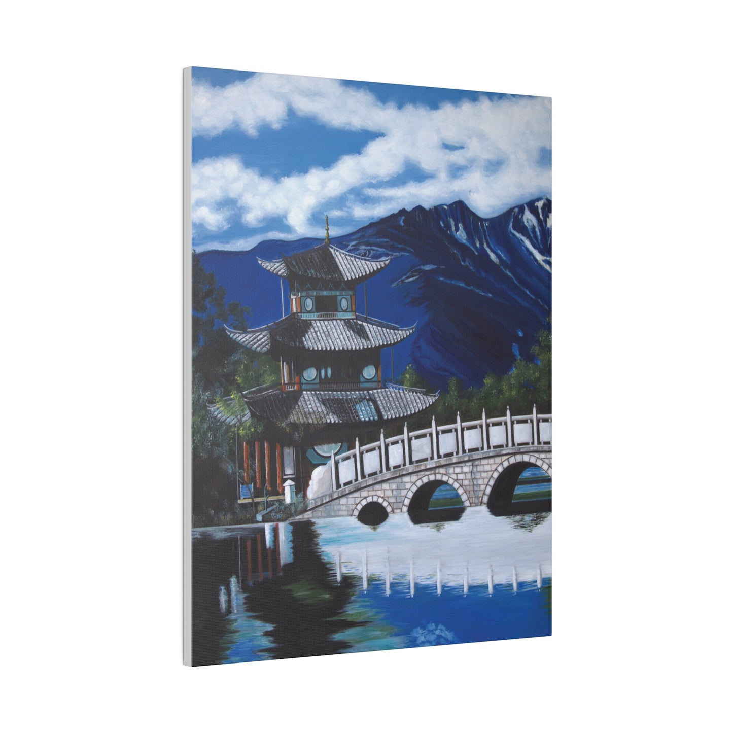 "The Temple" Matte Canvas, Stretched, 0.75"