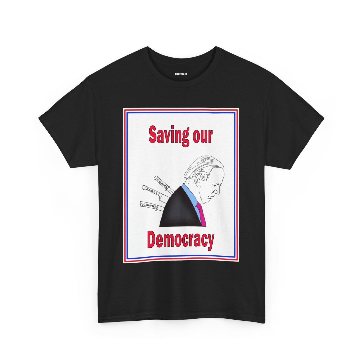 "Saving our Democracy" Unisex Heavy Cotton Tee