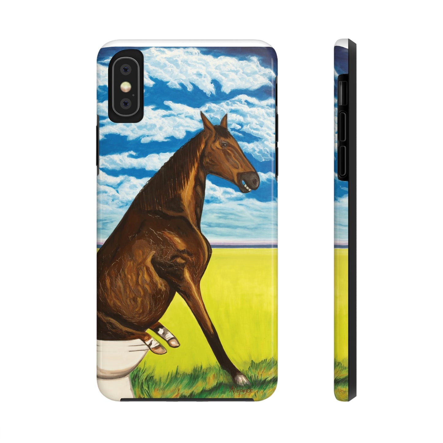 "Horseshit 2" iPhone Tough Phone Cases