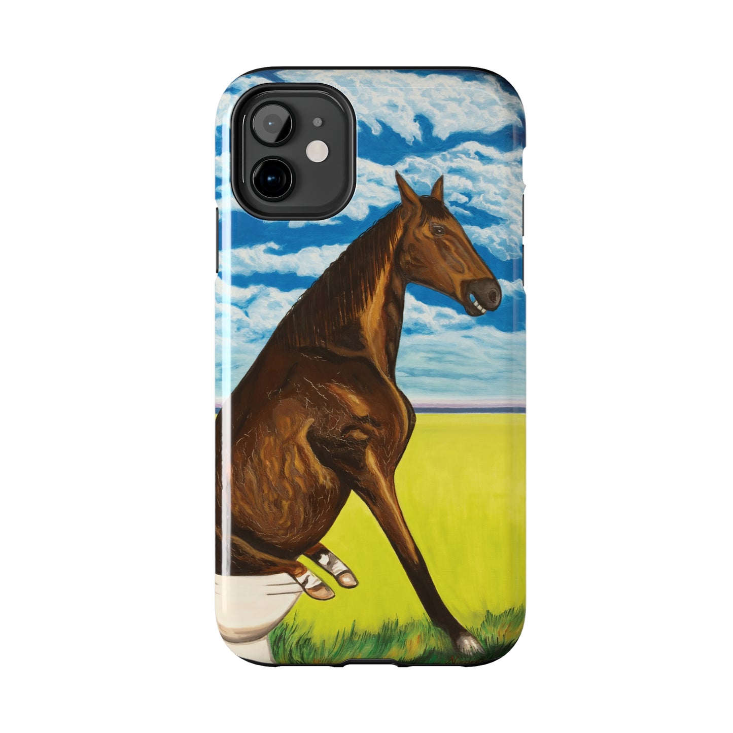 "Horseshit 2" iPhone Tough Phone Cases