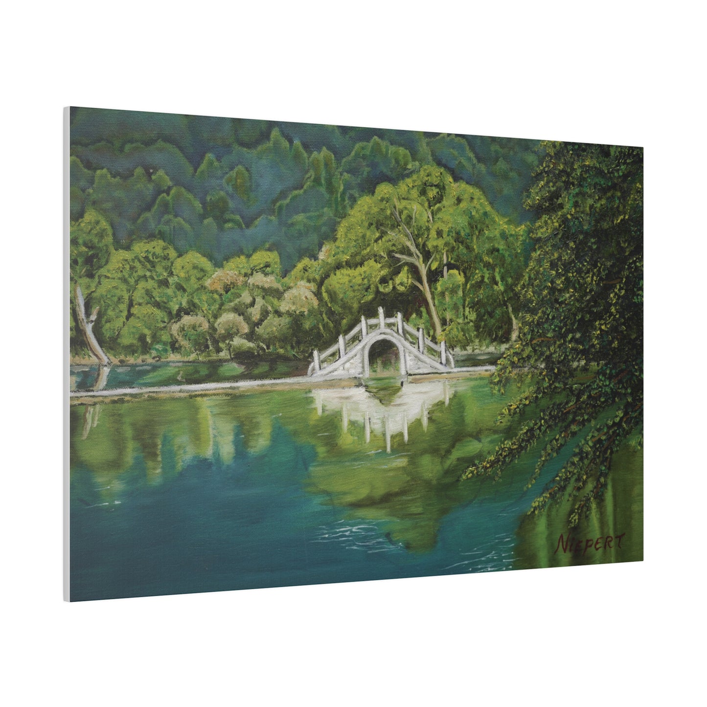 "Small Stone Bridge" Matte Canvas, Stretched, 0.75"