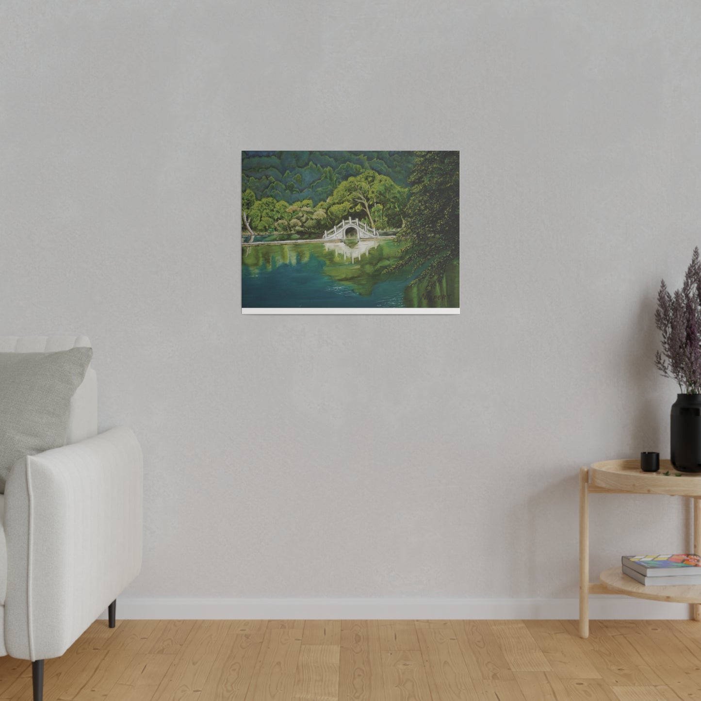 "Small Stone Bridge" Matte Canvas, Stretched, 0.75"