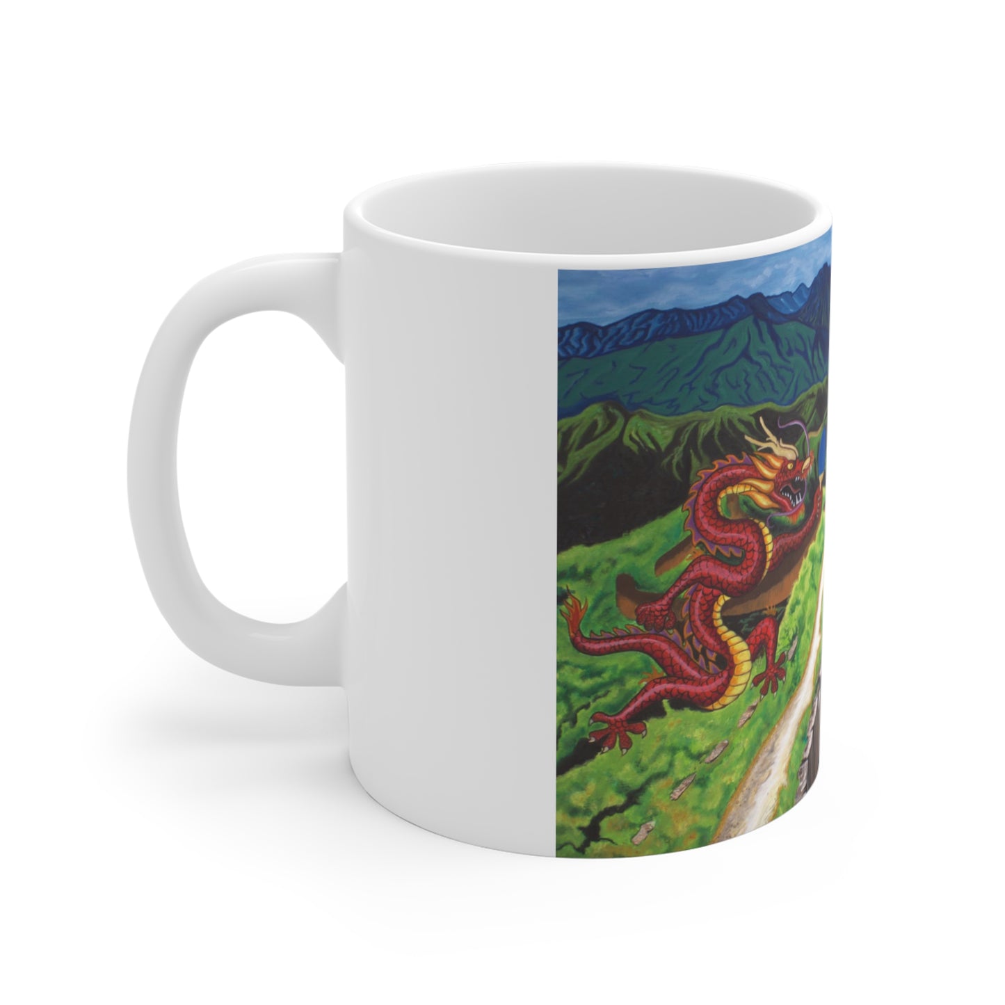 "Dragon Pong" Mug 11oz