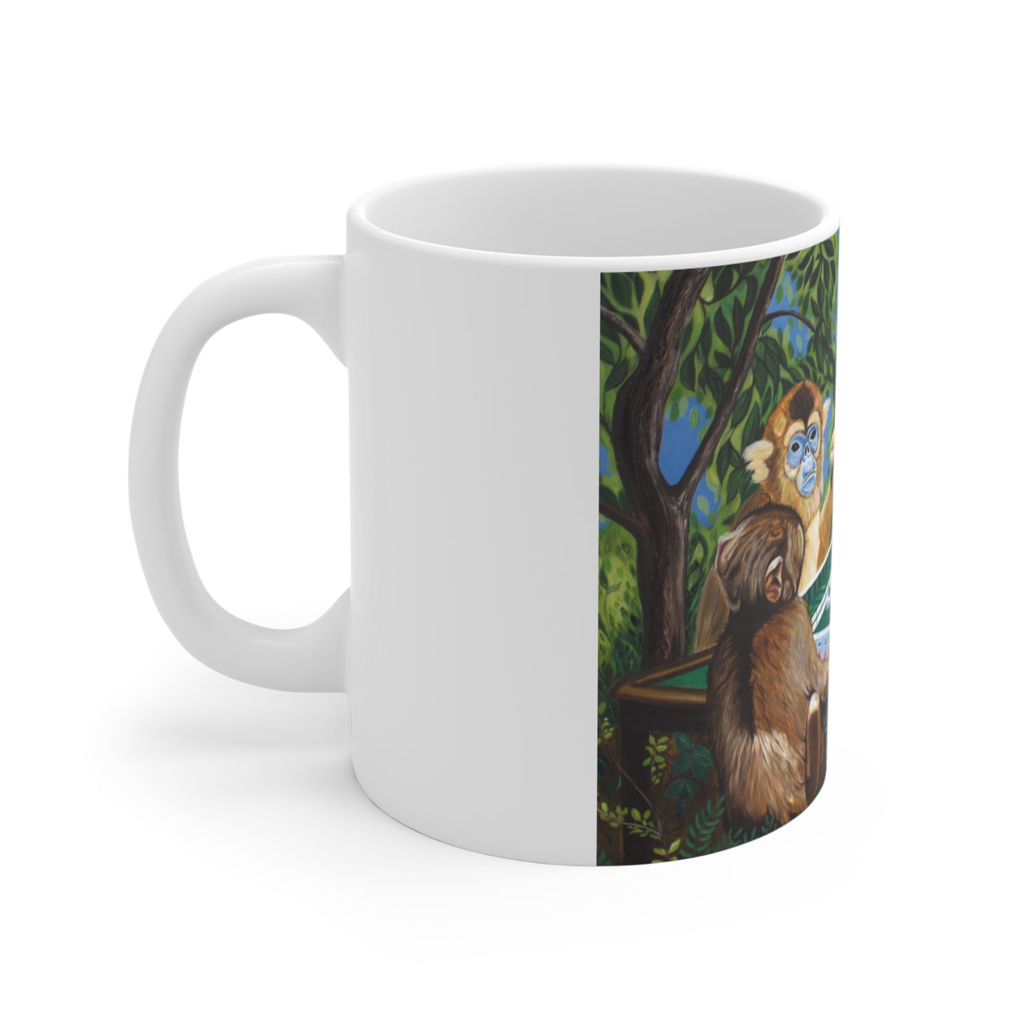 "Mahjong Monkeys" Mug 11oz