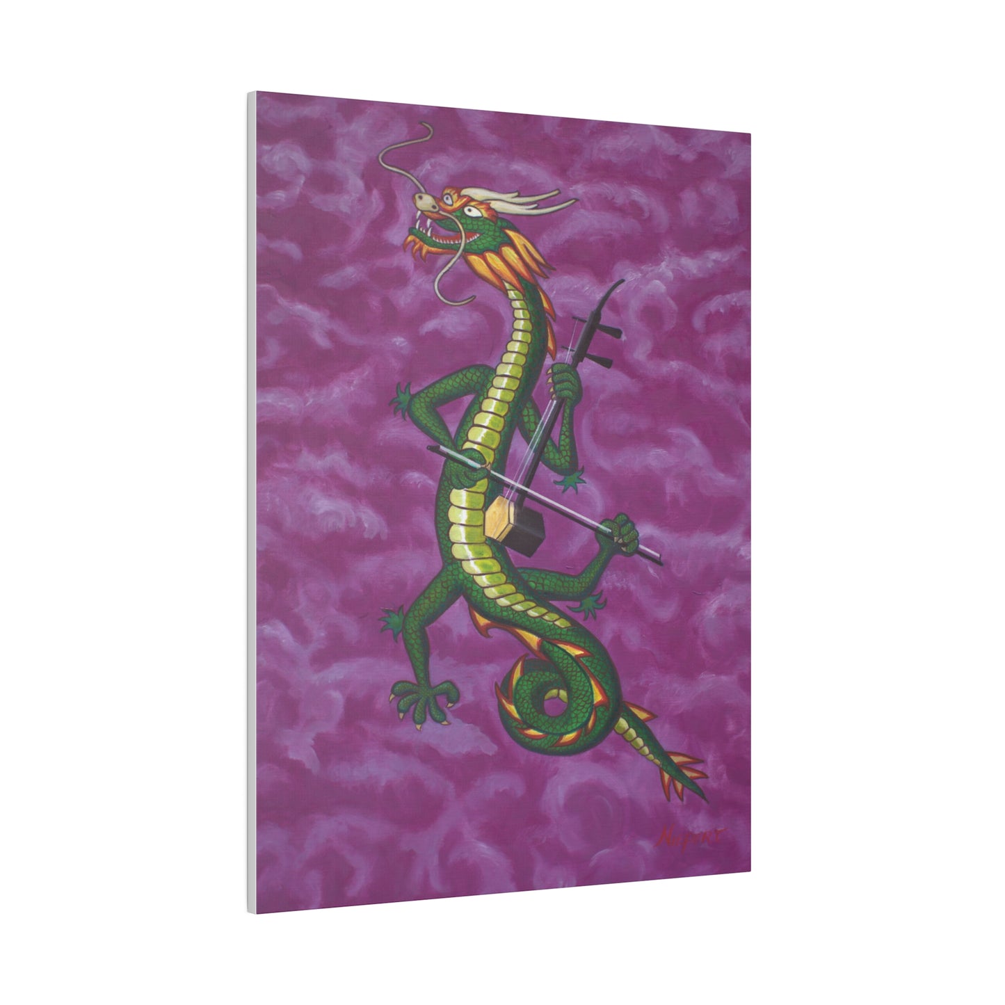 "Dragonini" Matte Canvas, Stretched, 0.75"