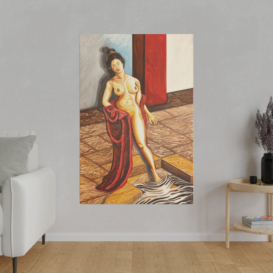 "Ancient Beauty" Matte Canvas, Stretched, 0.75"