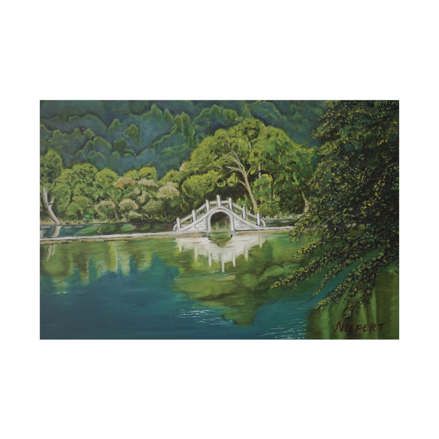 "Small Stone Bridge" Matte Canvas, Stretched, 0.75"