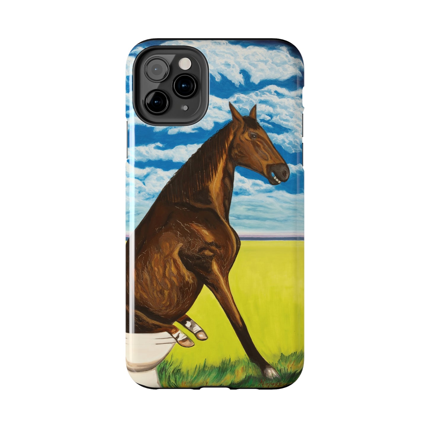 "Horseshit 2" iPhone Tough Phone Cases