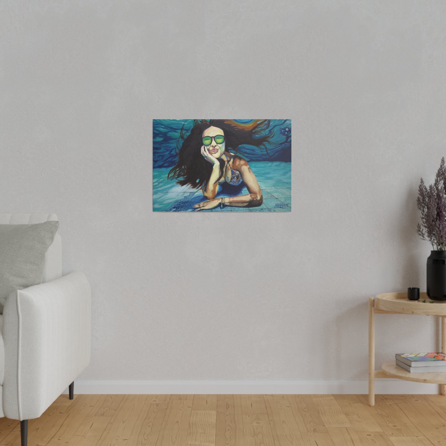 "Submerged" Matte Canvas, Stretched, 0.75"