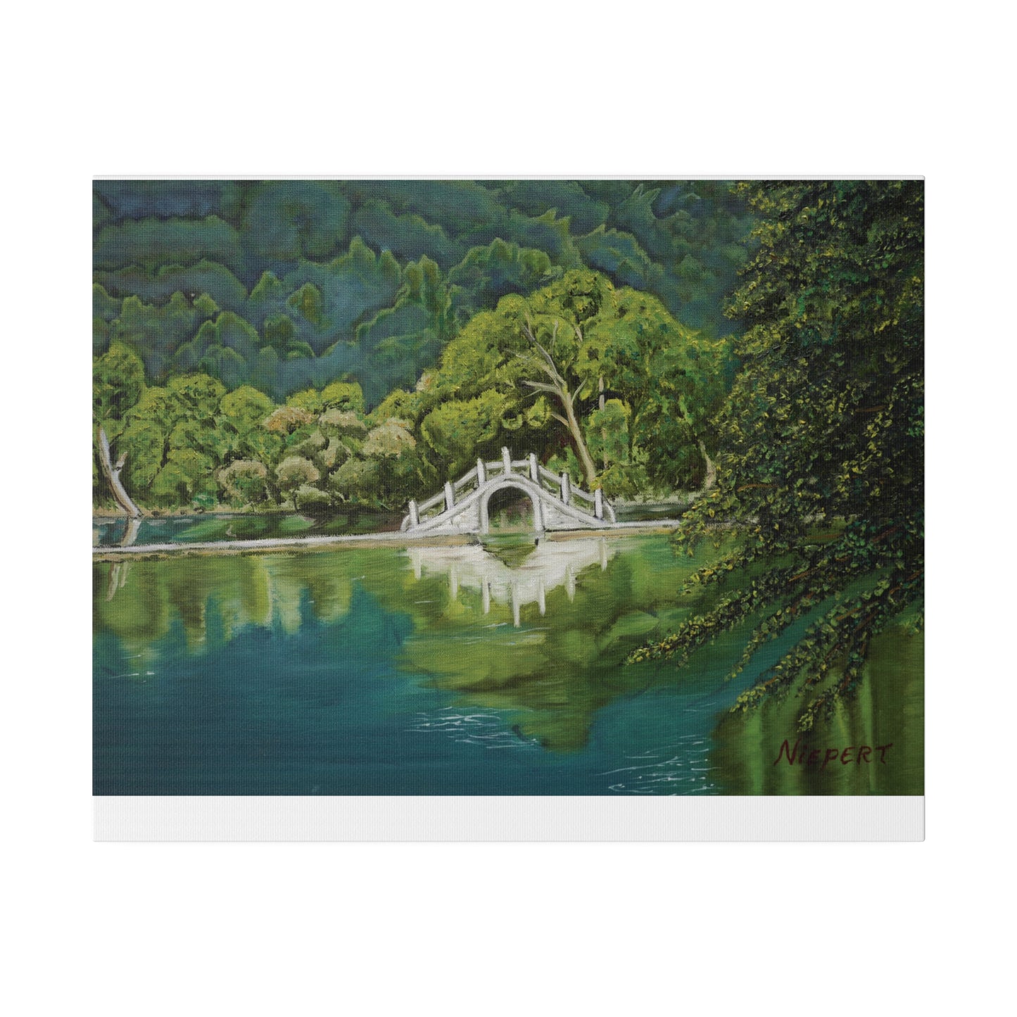 "Small Stone Bridge" Matte Canvas, Stretched, 0.75"