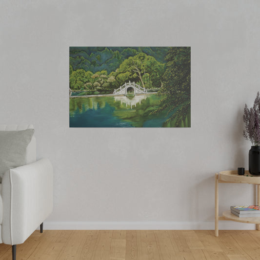 "Small Stone Bridge" Matte Canvas, Stretched, 0.75"