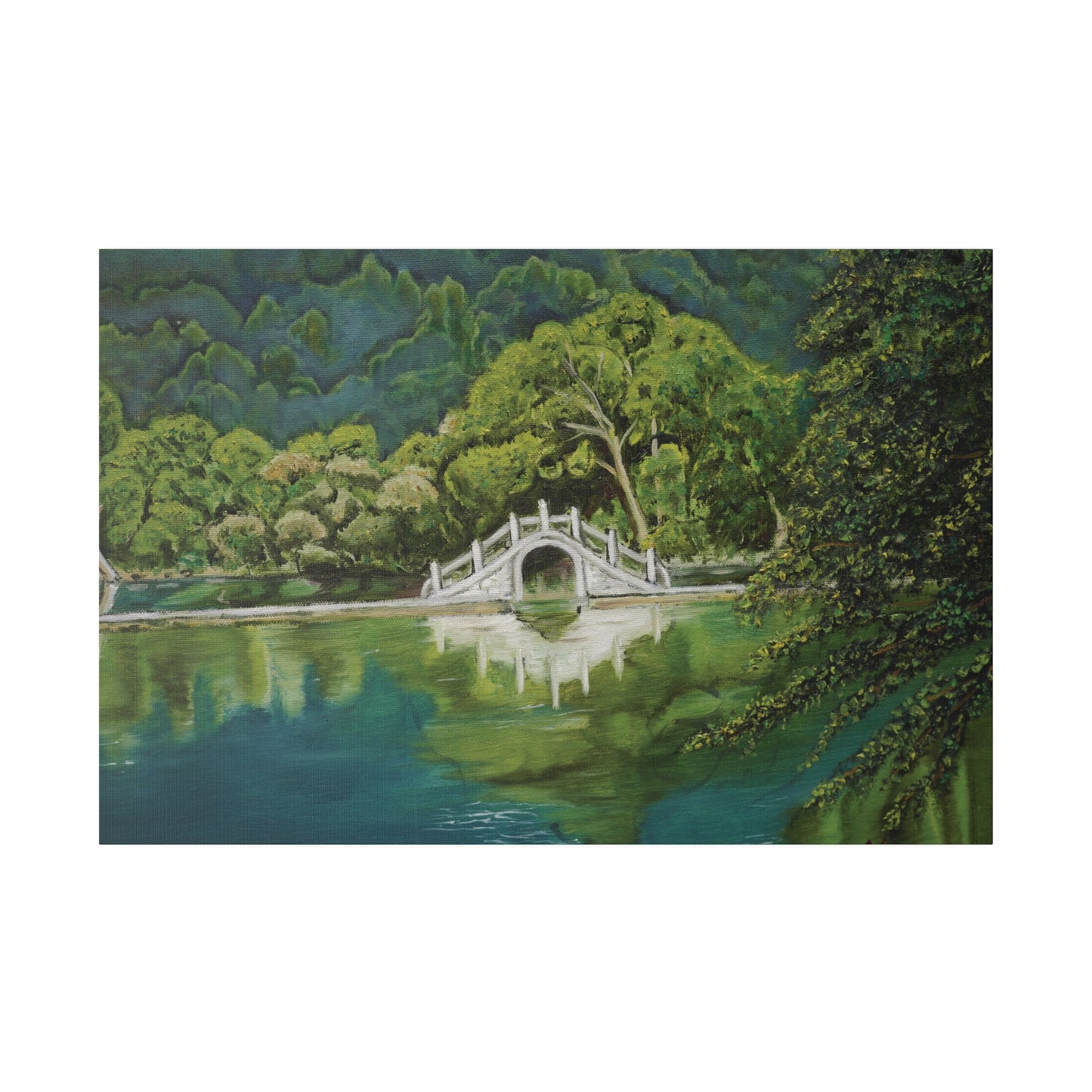 "Small Stone Bridge" Matte Canvas, Stretched, 0.75"