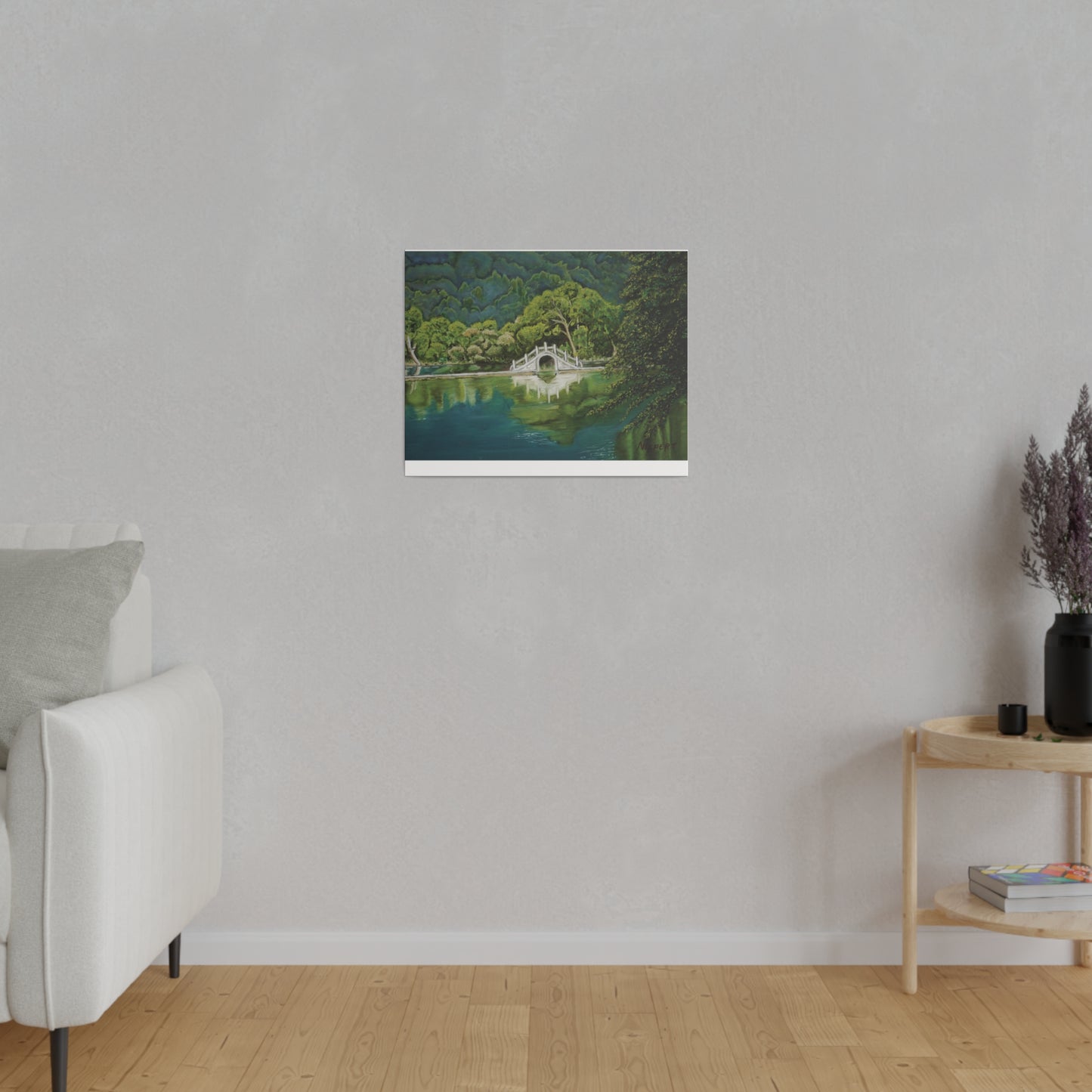 "Small Stone Bridge" Matte Canvas, Stretched, 0.75"