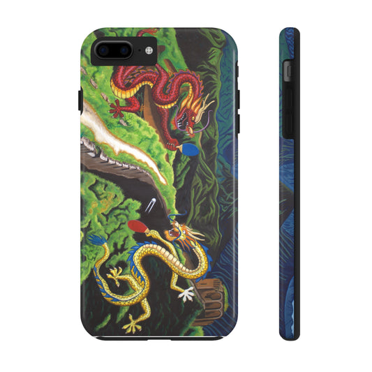 "Dragon Pong" iPhone Tough Phone Cases