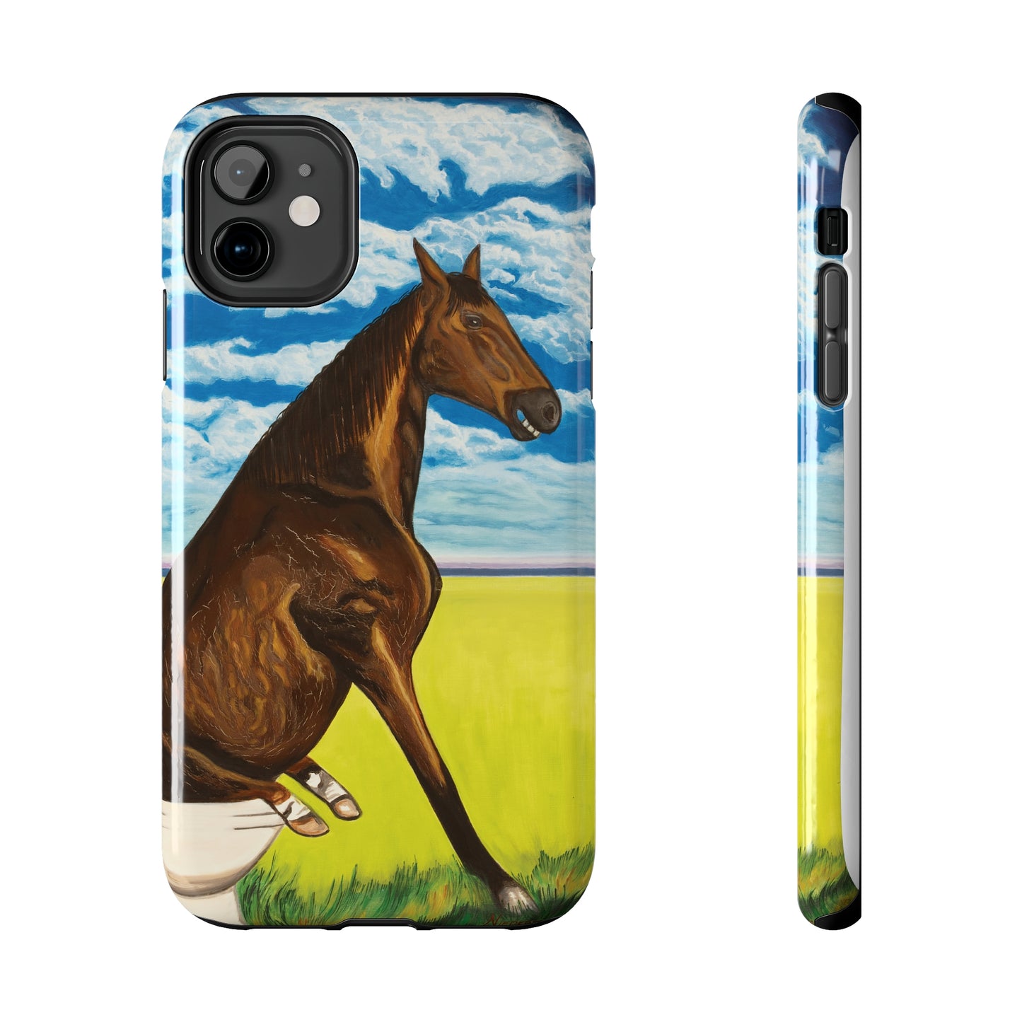 "Horseshit 2" iPhone Tough Phone Cases