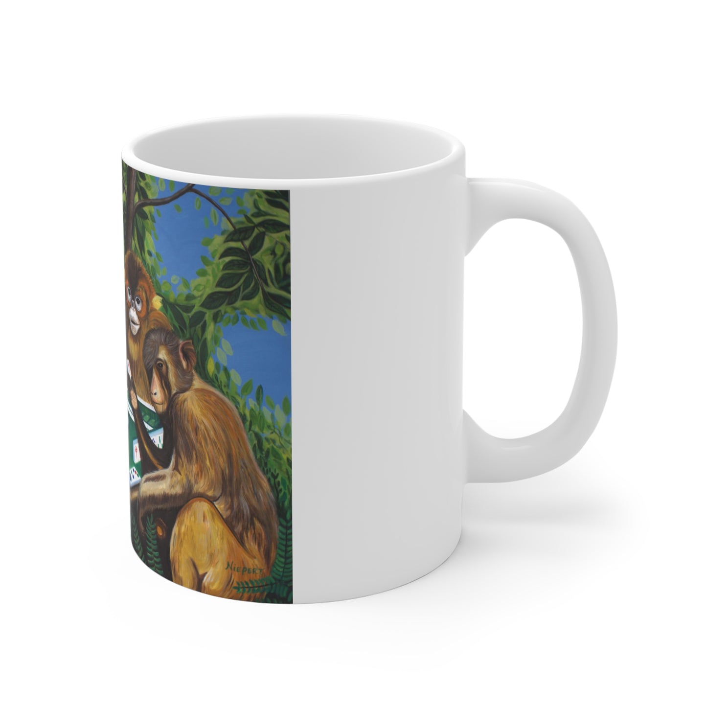 "Mahjong Monkeys" Mug 11oz