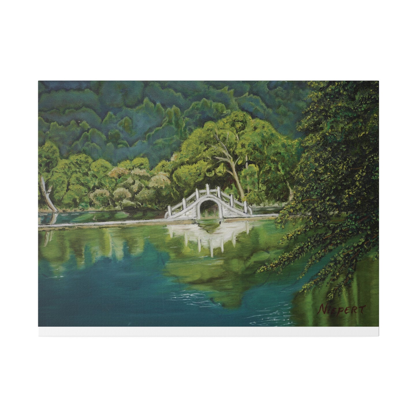 "Small Stone Bridge" Matte Canvas, Stretched, 0.75"