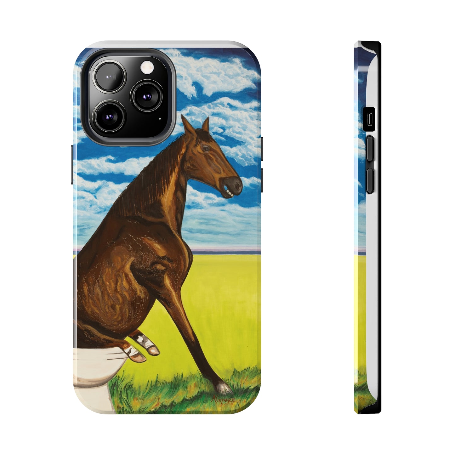 "Horseshit 2" iPhone Tough Phone Cases