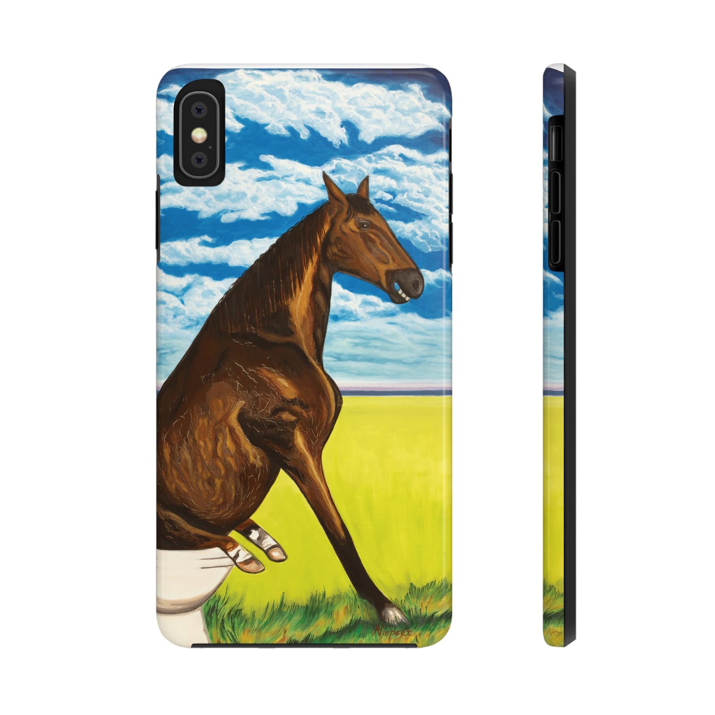 "Horseshit 2" iPhone Tough Phone Cases